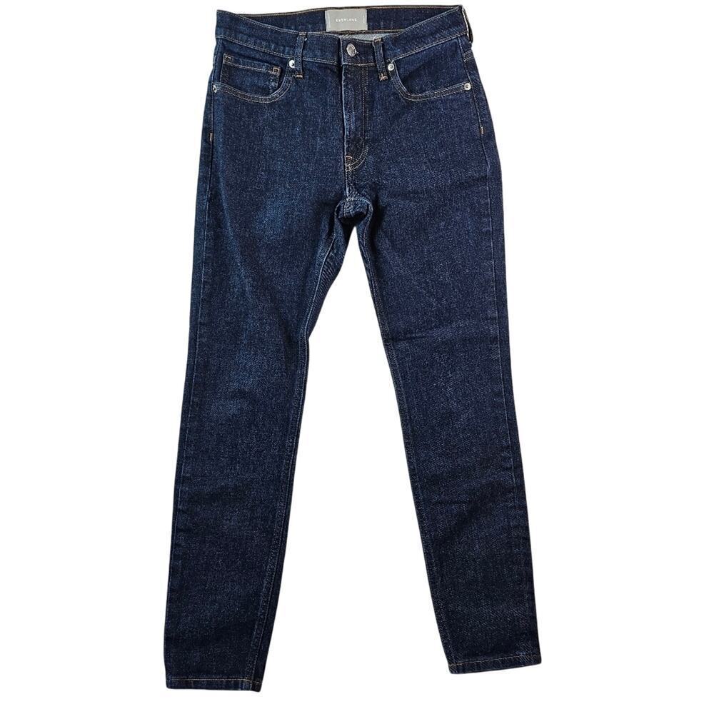 Everlane Jeans 27 Regular Womenβs Skinny Denim Dark Wash Denim